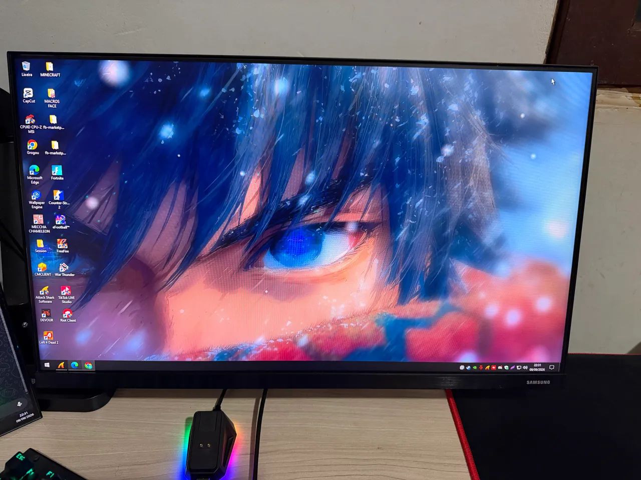 Monitor Samsung 24? 75hz 5ms
