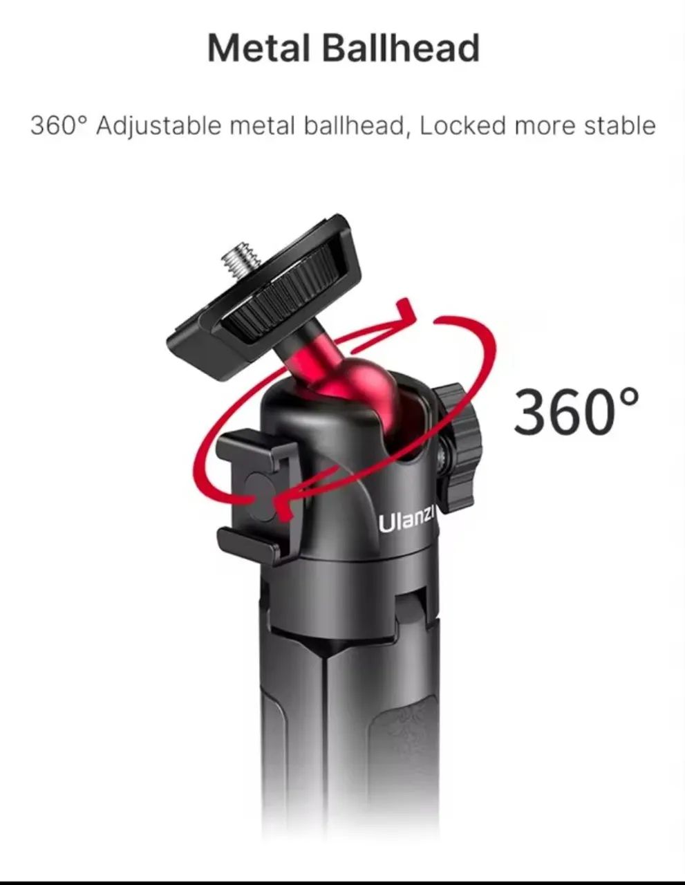 Tripé Ulanzi MT 16 Extensível para Vlog Selfie com Suporte  - Foto 3