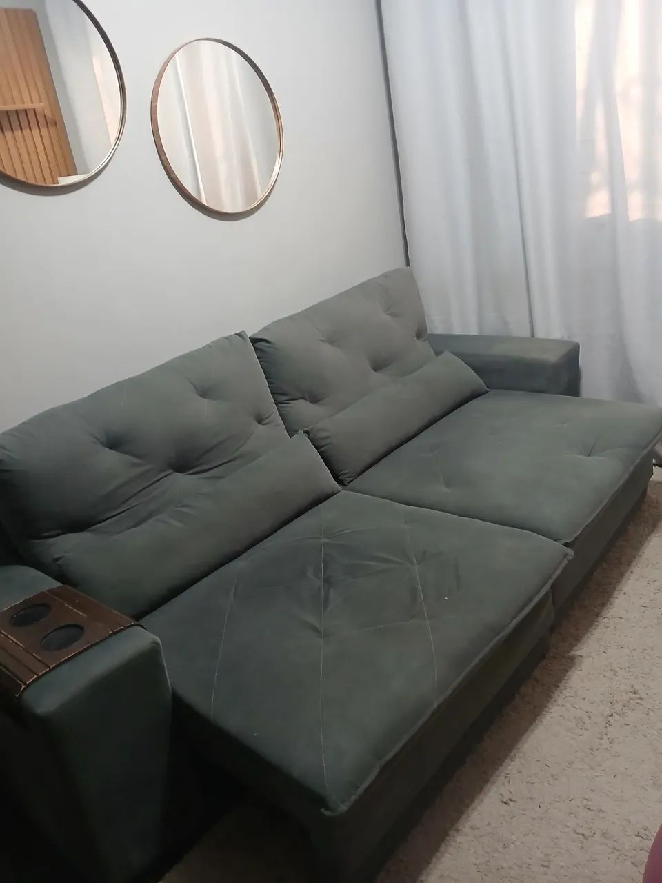 Sofá retrátil 4 lugares - Foto 2