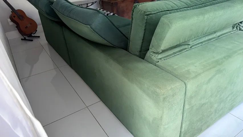 Sofá Líder em veludo verde  - Foto 5