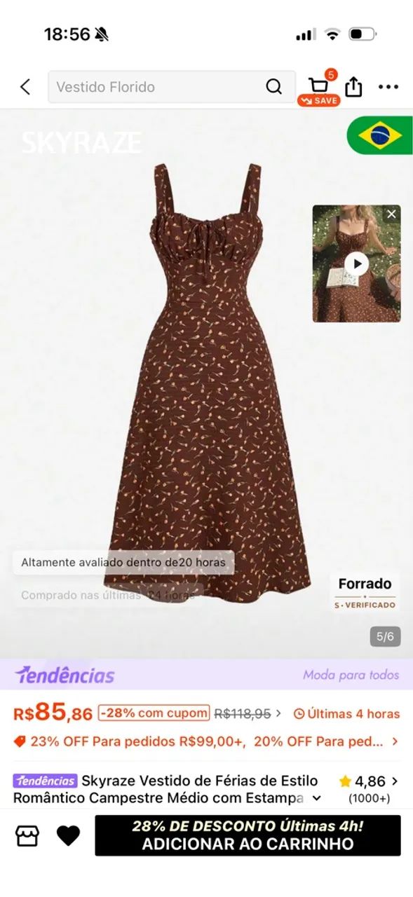Vestido camponesa  - Foto 2