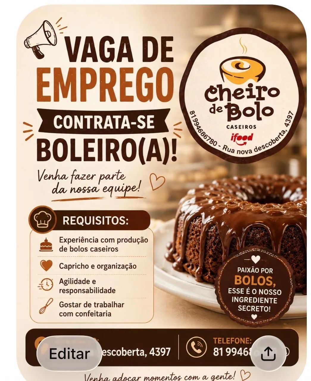 Contrata boleiro