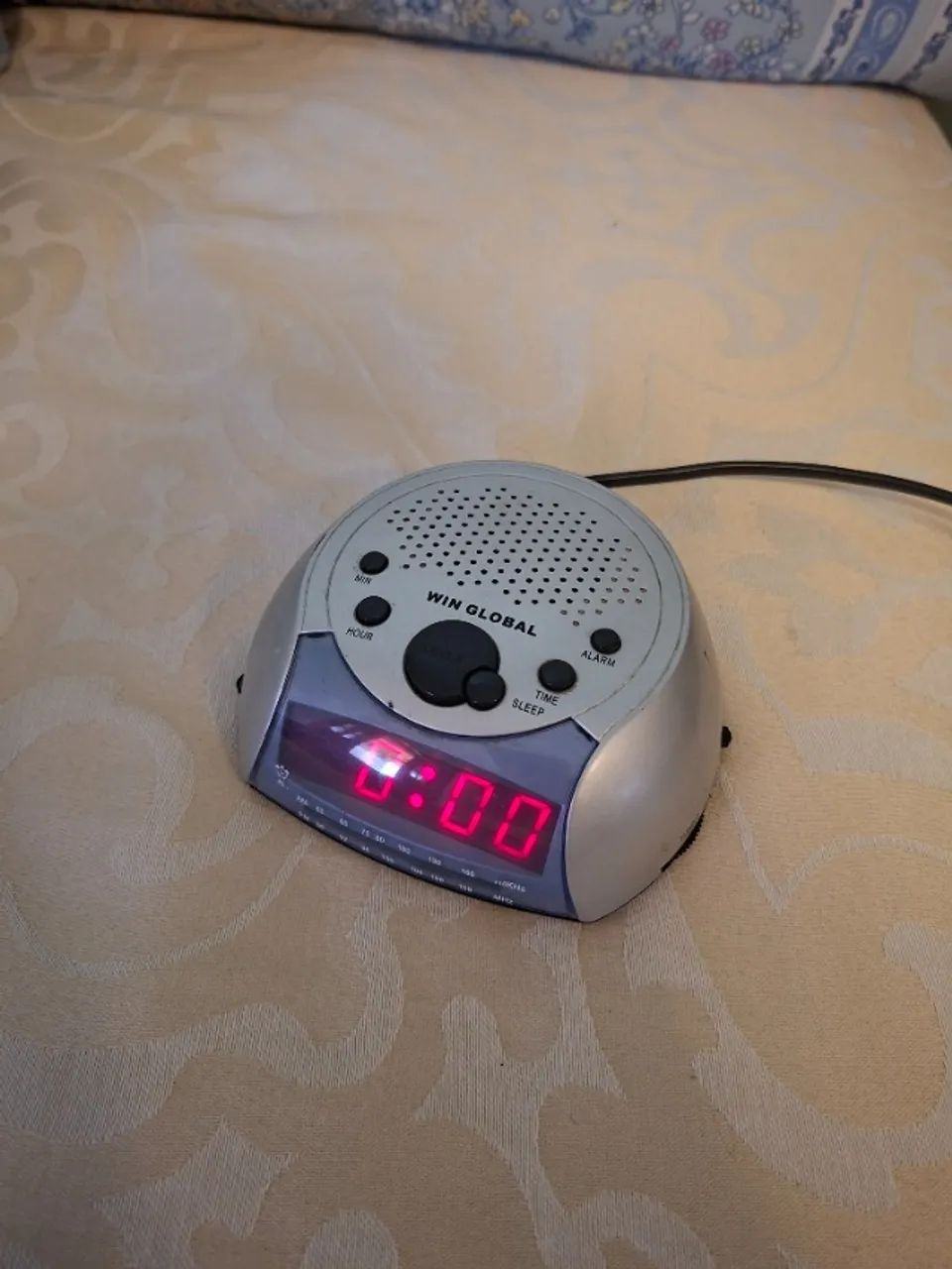 Rádio Relógio Digital Win Global Retro  - Foto 2