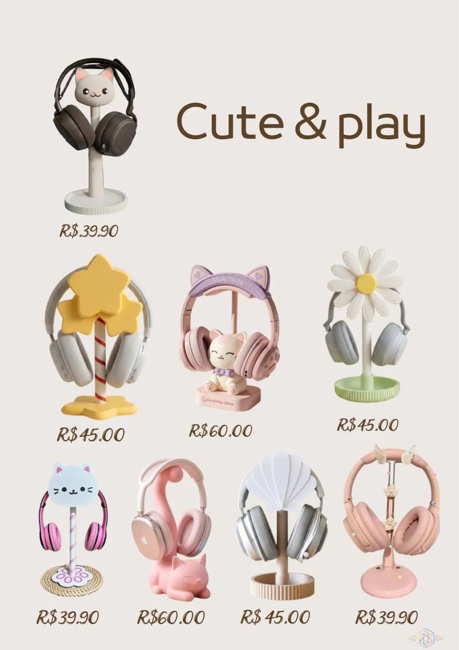 Suporte de headset/ impressos em 3D  - Foto 3