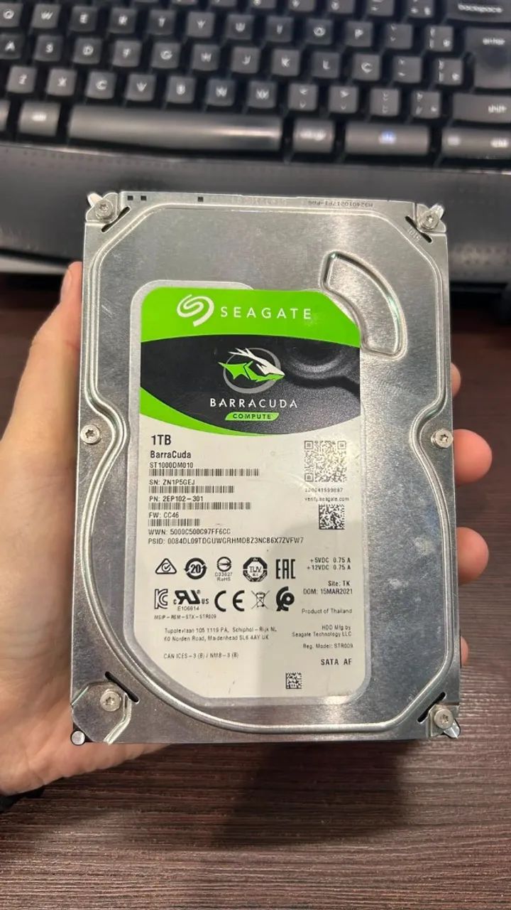 HD Seagate BarraCuda 1TB SATA