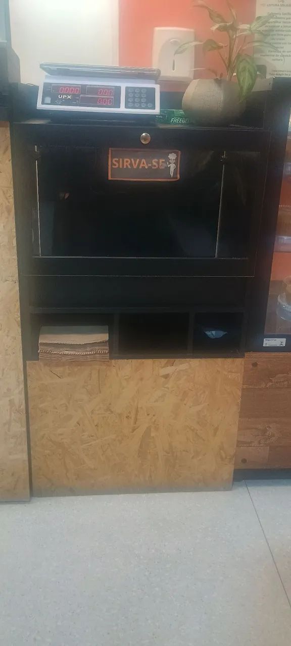 Balcão para pães self service (6 meses de Uso)