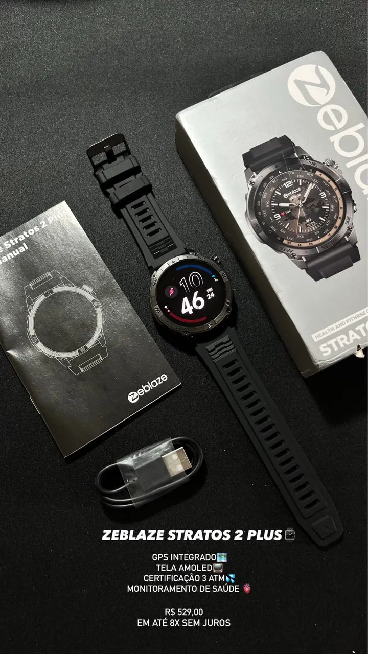 Smartwatch com gps integrado 