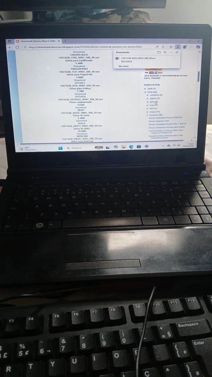 Notebook positivo 8 gb ddr3 i5 250m - Foto 4