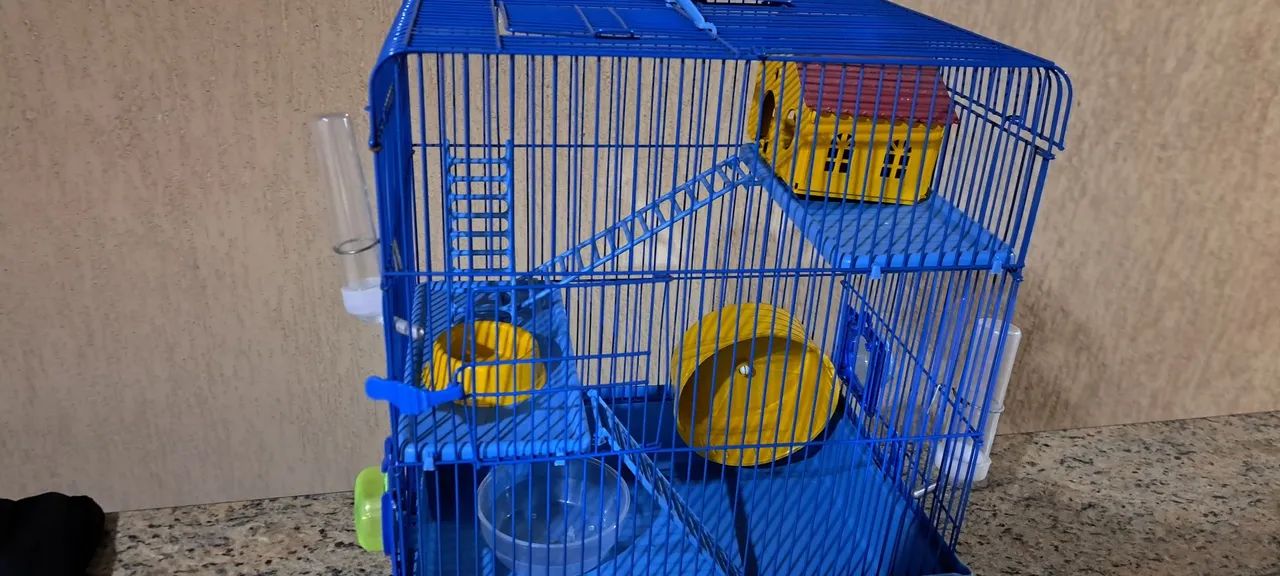 Aceito propostas!!! Gaiola pra hamster 3 andares  - Foto 4