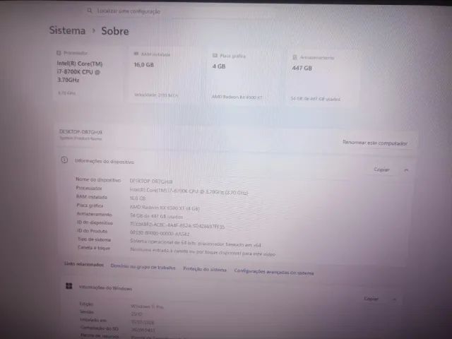 Gabinete i7 8700k - gamer inicio - Foto 5