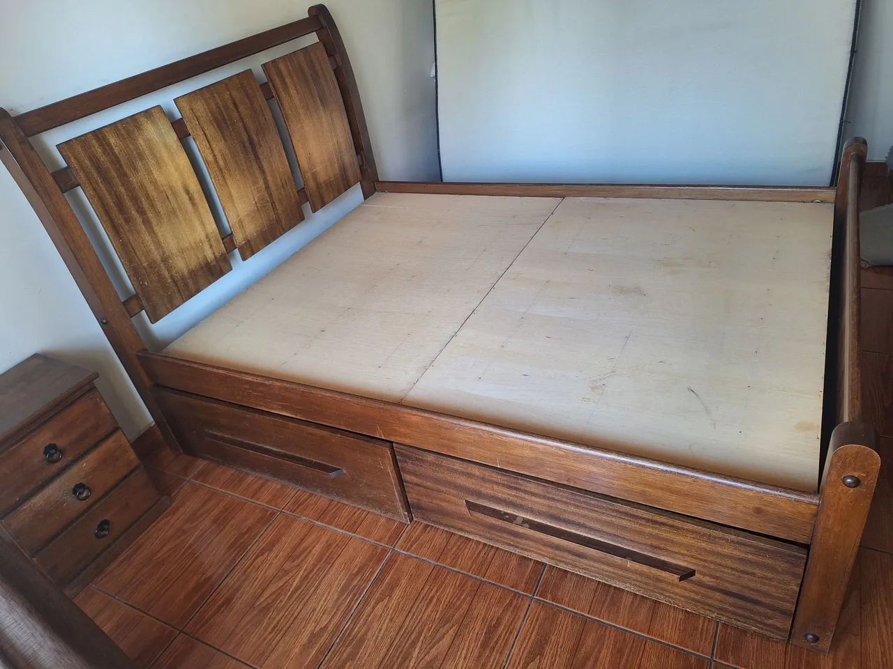 Cama de casal de madeira! - Foto 3