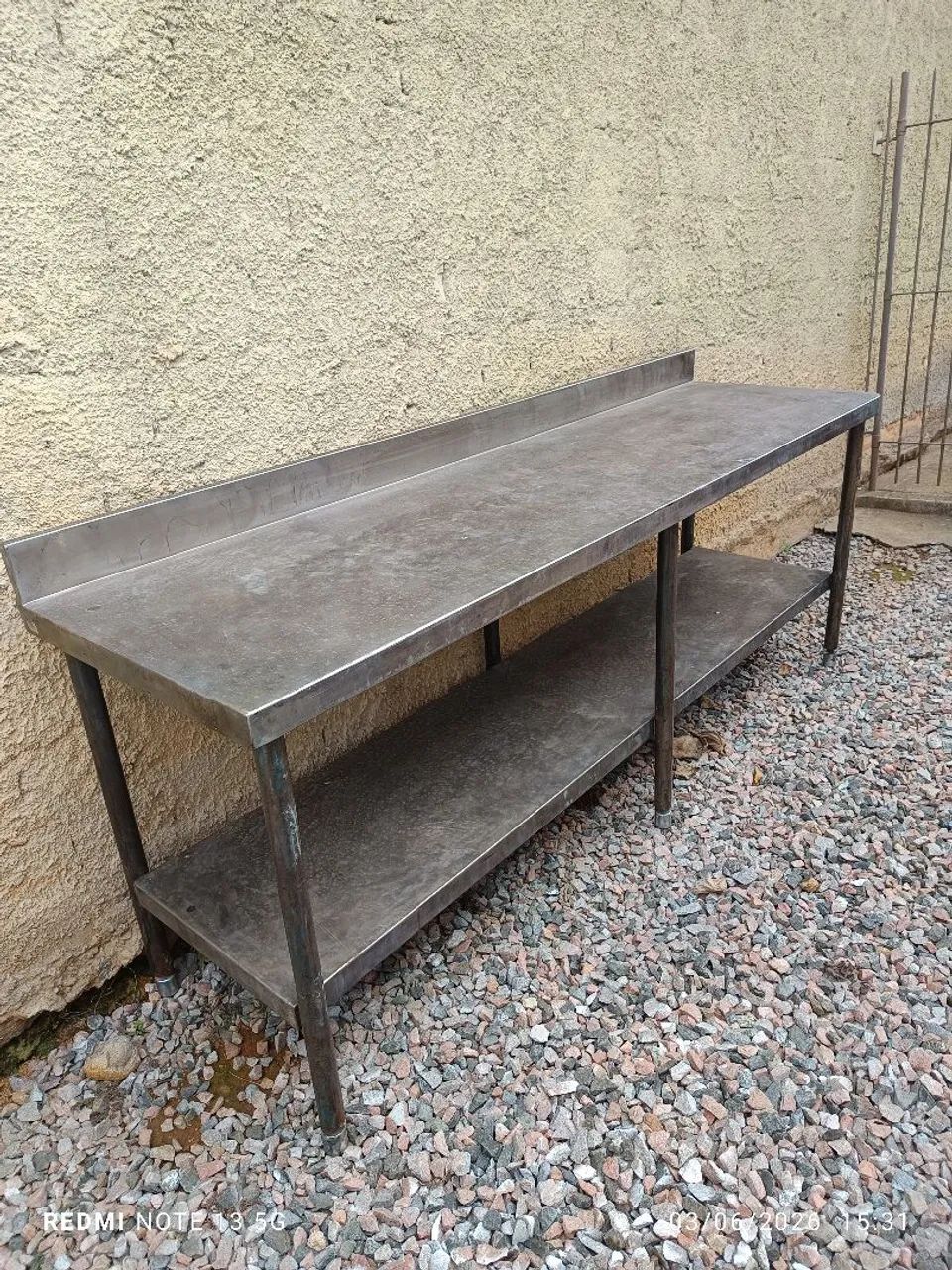 Mesa industrial de alumínio  - Foto 2