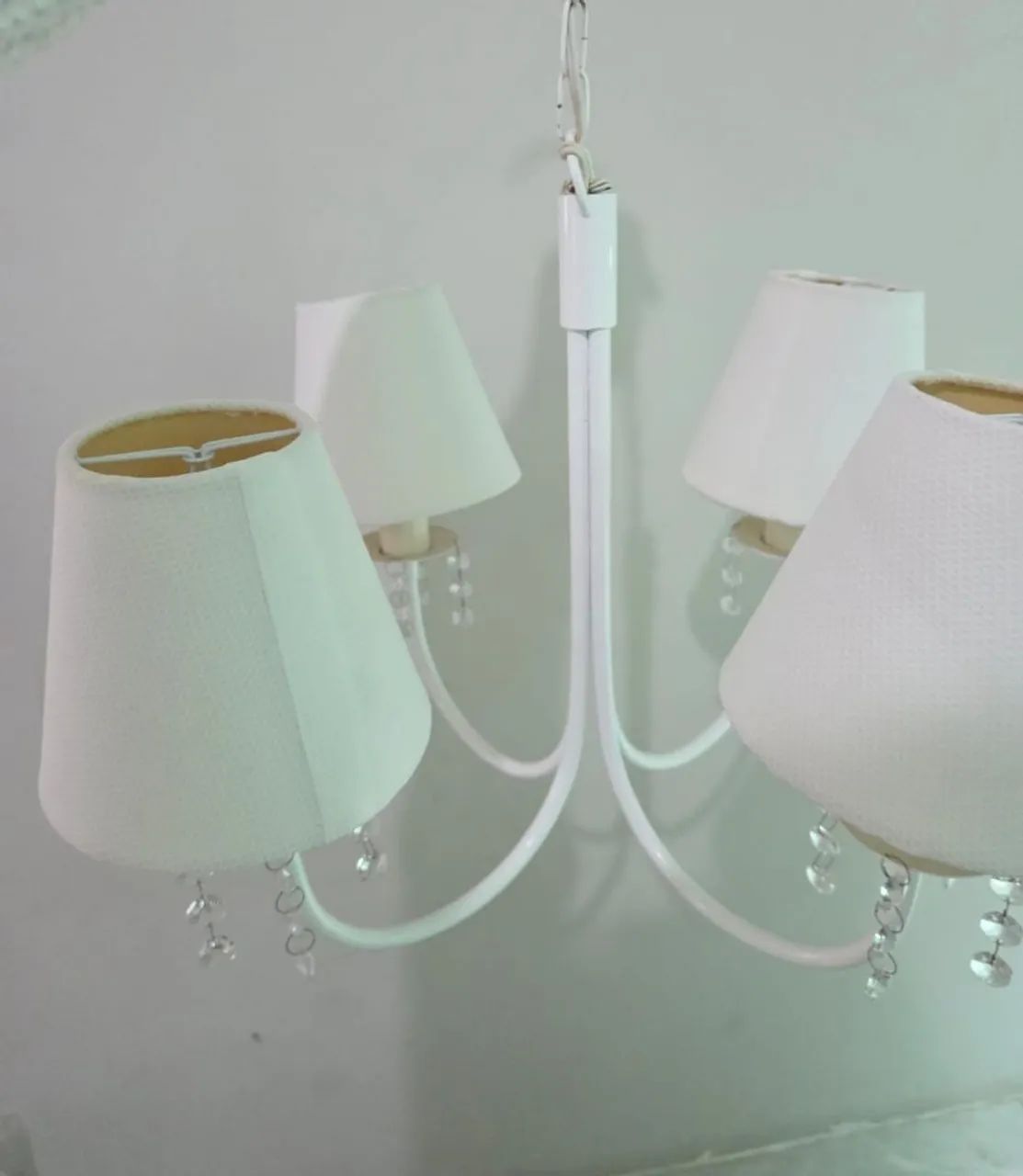 Lustre infantil 4 braços com Cristais  - Foto 3