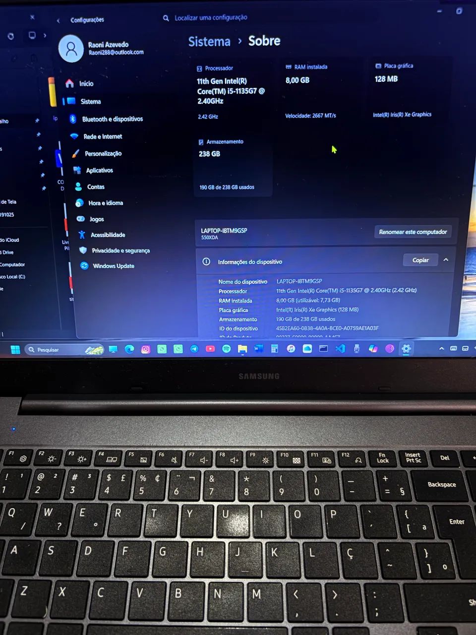 Notebook Samsung i5 - Foto 2