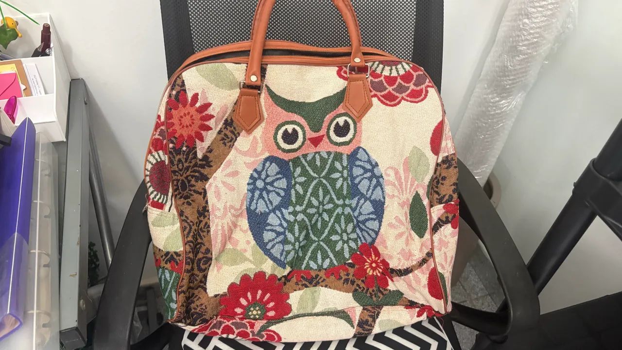 Bolsa Estampada Coruja - Foto 3