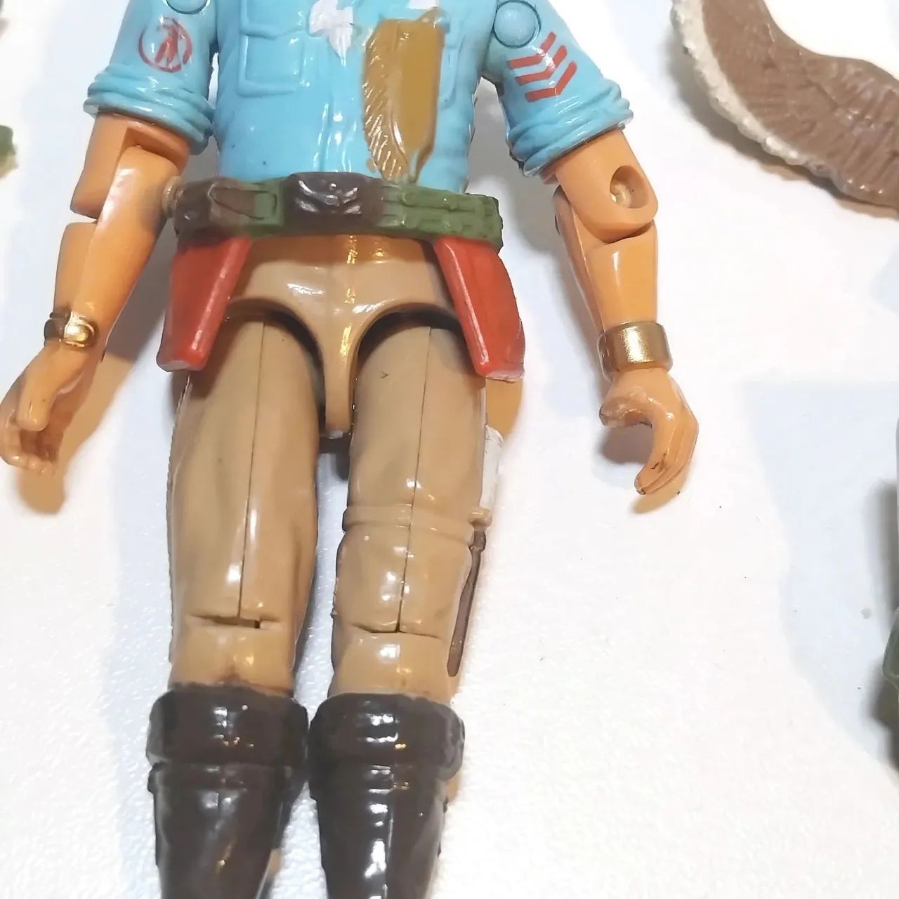 Boneco Flecha Veloz Flecha Ligeira - Comandos em Ação 1984 índio - Foto 3