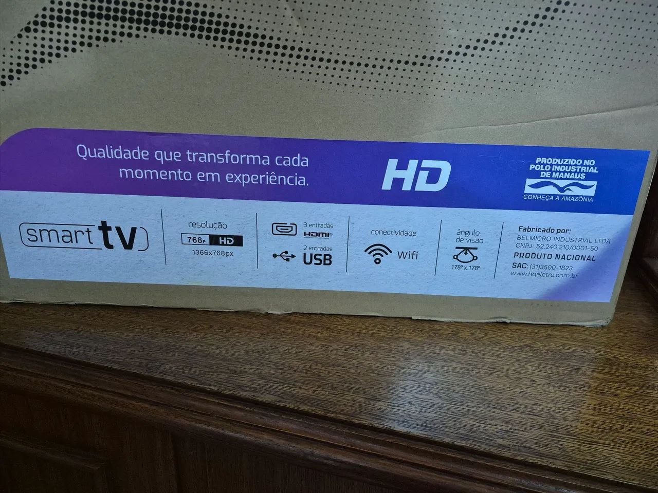 Smart TV 32 Polegadas Full HD - Nova na Caixa - Foto 3