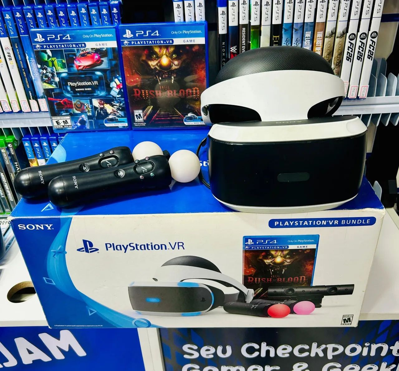 PlayStation VR PS4 Semi Novo (Loja Física)