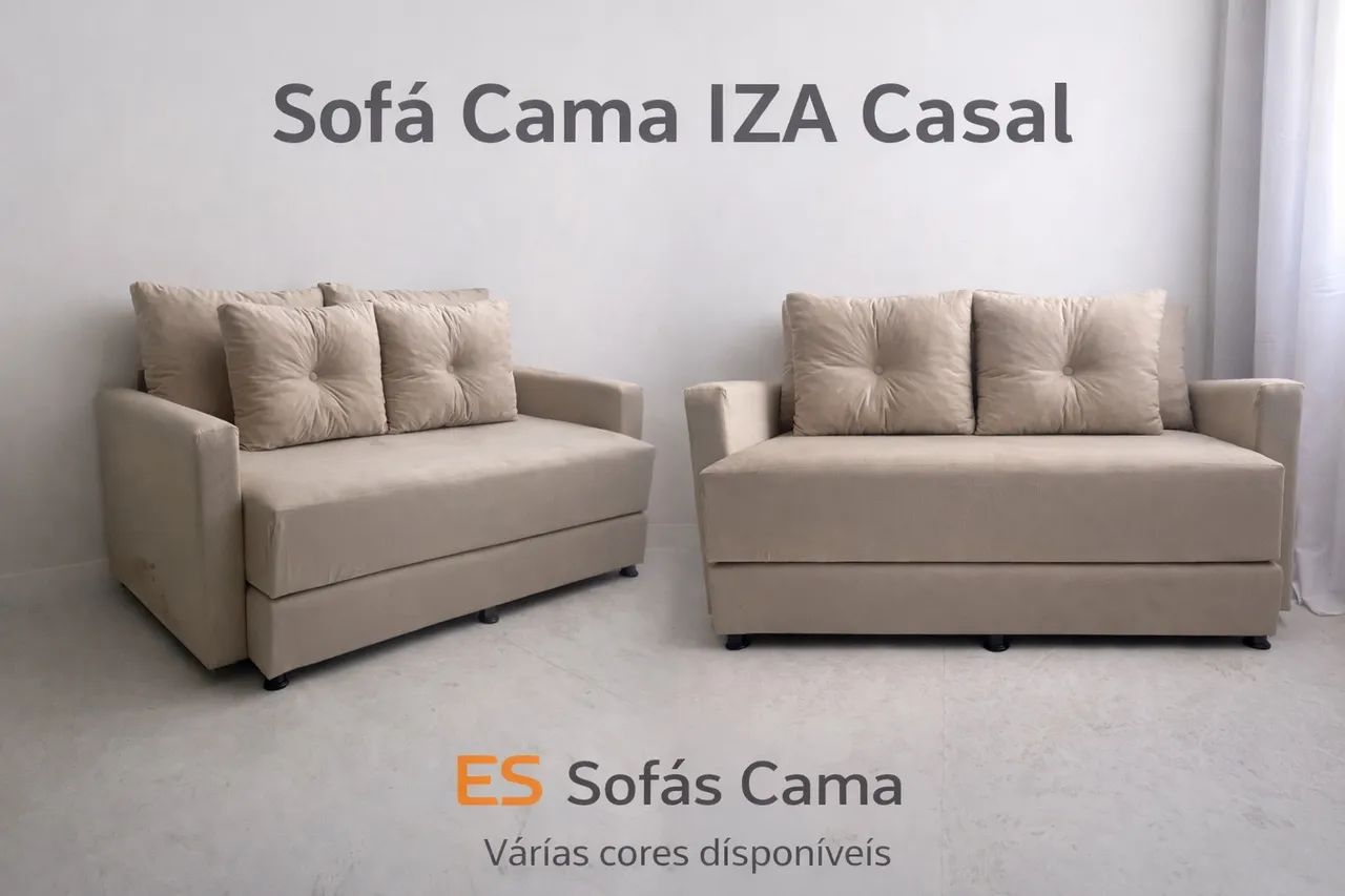 OFERTAÇO!! SOFÁ CAMA CASAL 2 Lug!! Medida 1.50 NOVOS