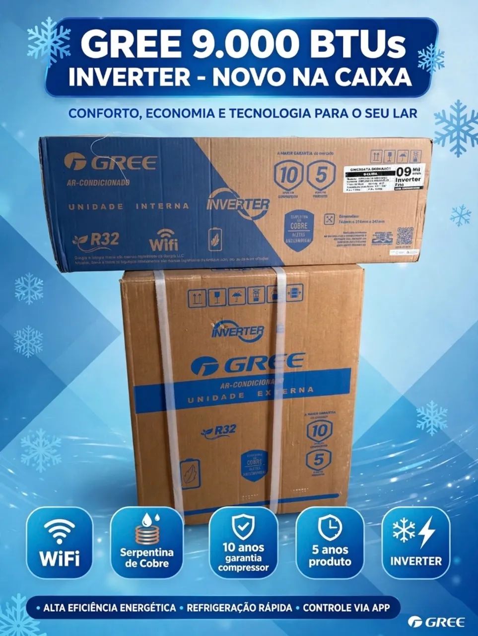 AR-CONDICIONADO GREE INVERTER