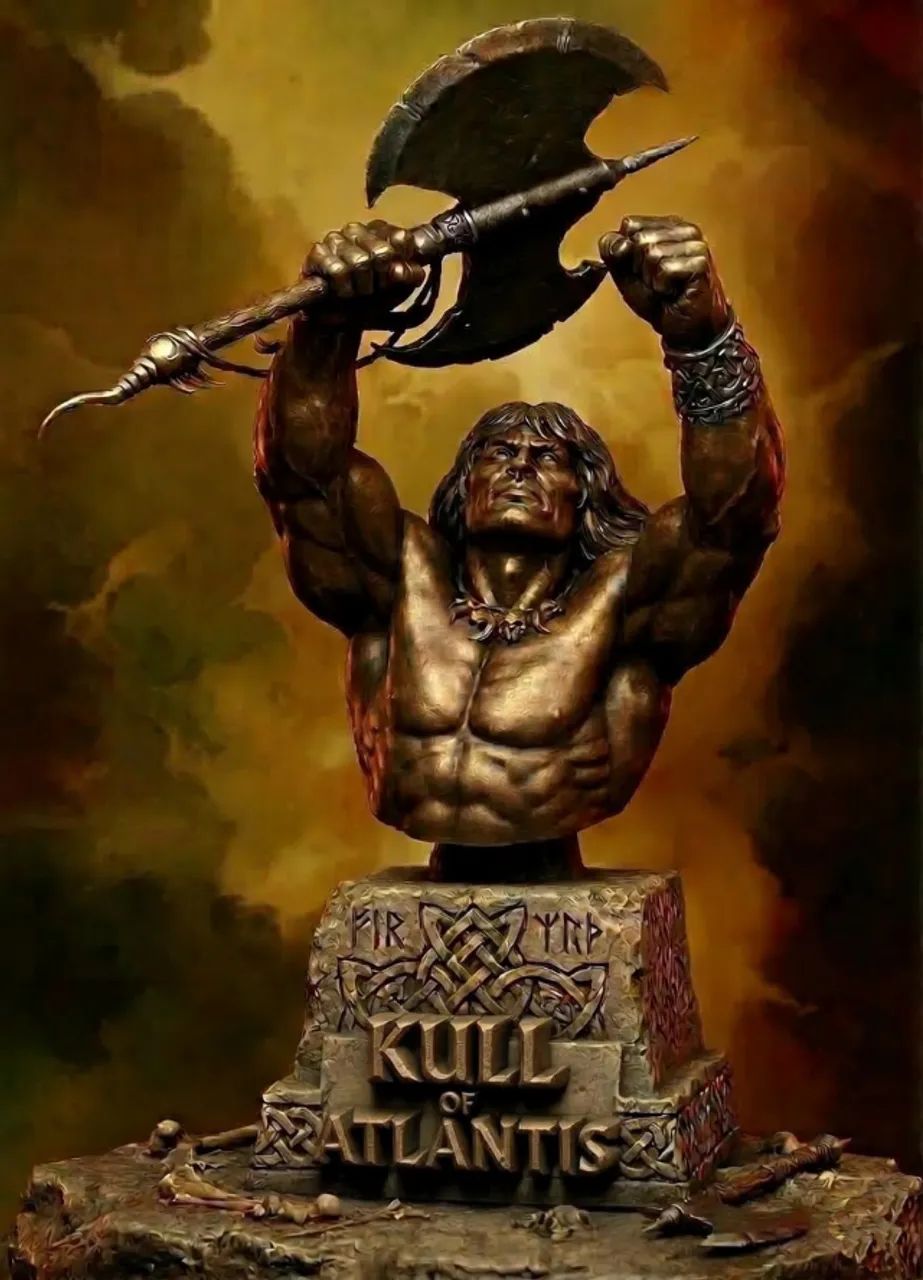 Kull o Conquistador Busto feito por encomenda