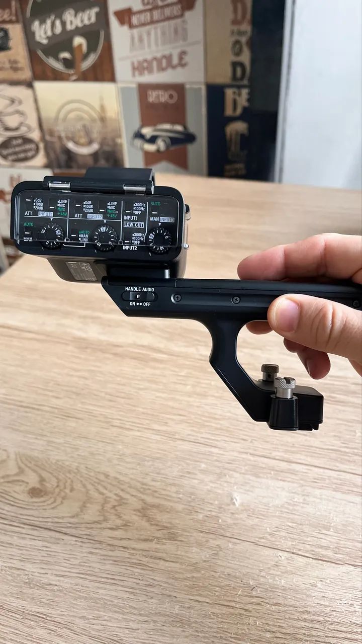 Top Handle Unit Sony Xlr-h1 para Fx3 & Fx30 W/ Xlr Inputs