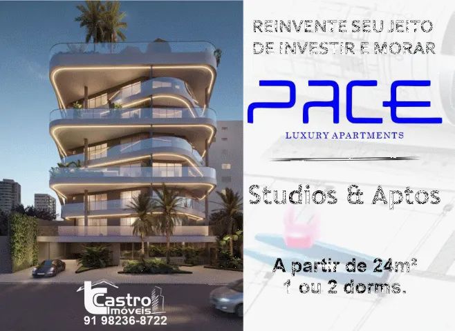 Condomínio PACE. Studios & Aptos com 1 ou 2/4 e 1 vaga. G.C047