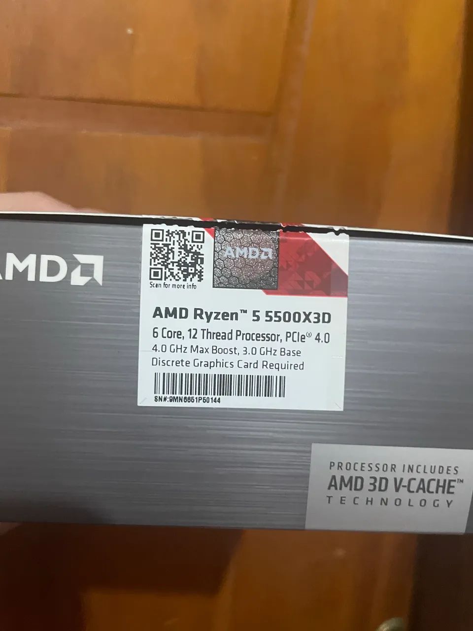 Processador Ryzen 5500x3d