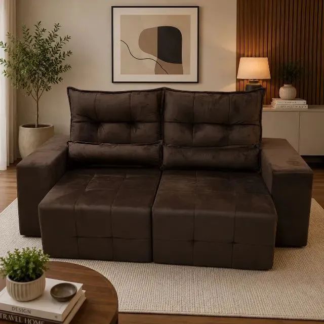 Sofa retratil e reclinável duna PAGAMENTO SÓ NA ENTREGA 