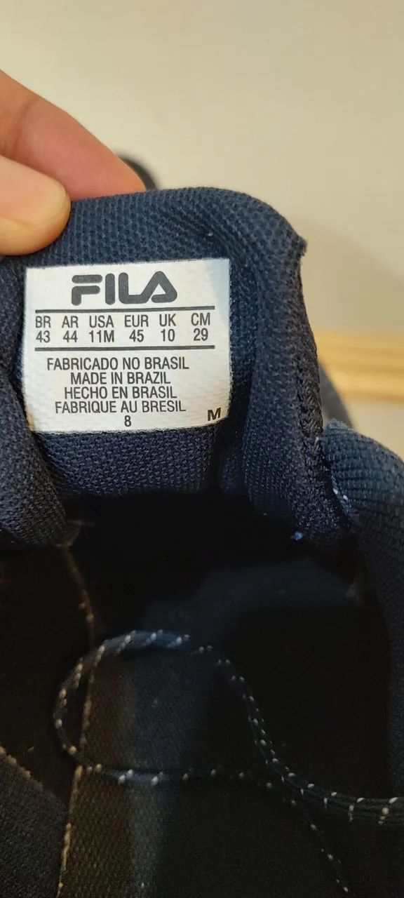 Tênis Fila Efecto 43 azul  - Foto 3