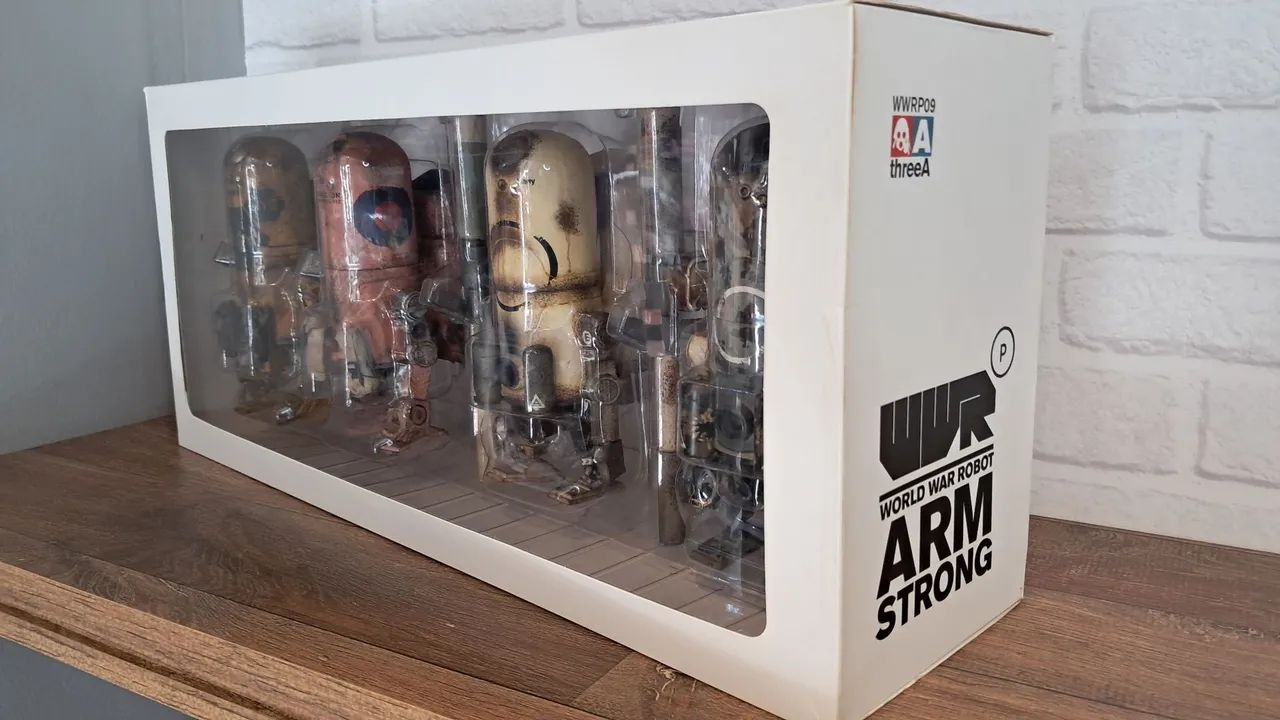 Set 4 Robôs Armstrong Wwrp 1/12 Threea Ashley Wood Raro - Hobbies