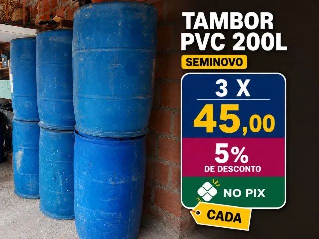 TAMBOR PVC 200L