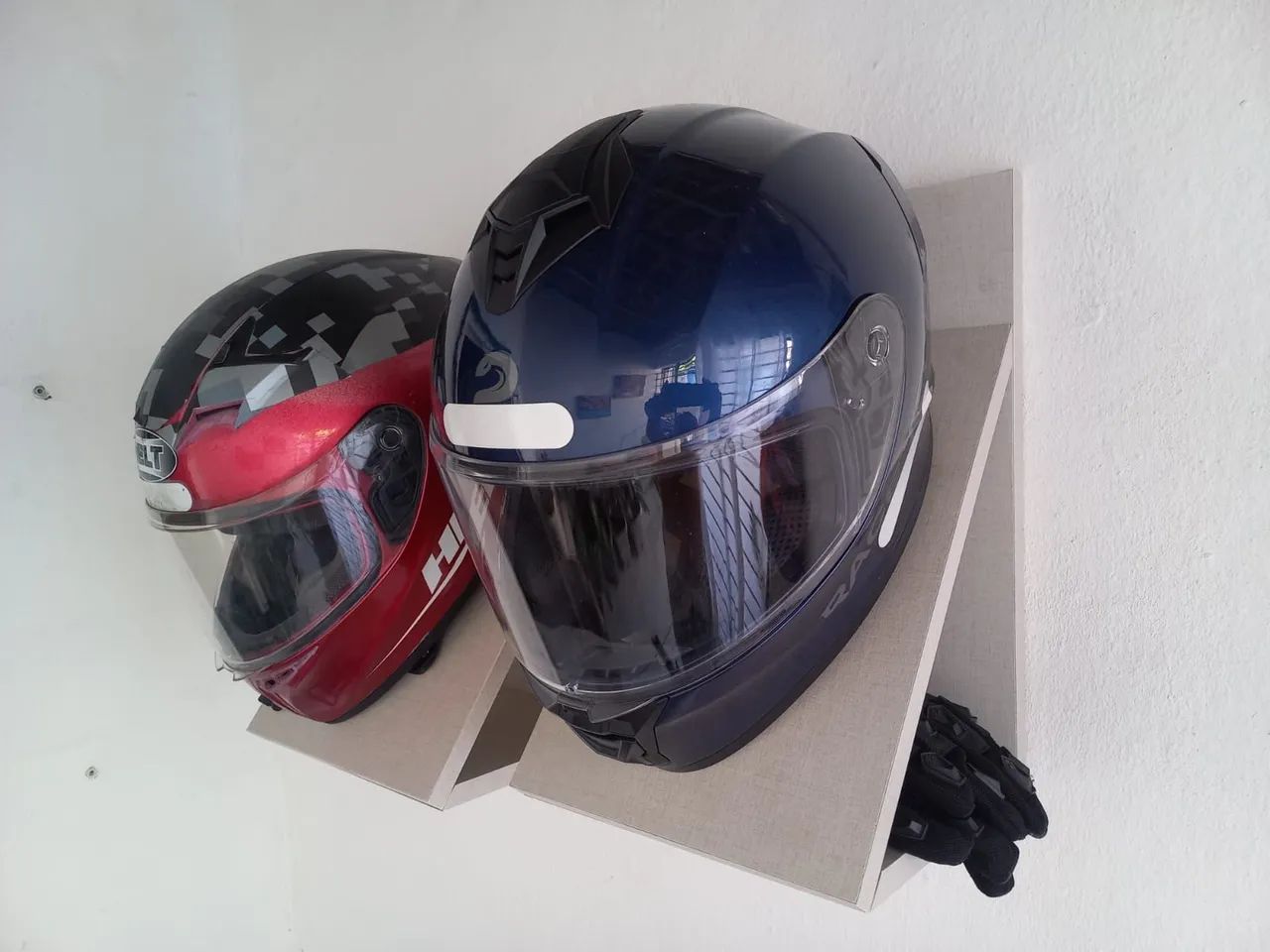 SUPORTE PARA O CAPACETE (capacetes e luvas meramente ilustrativos) - Foto 5