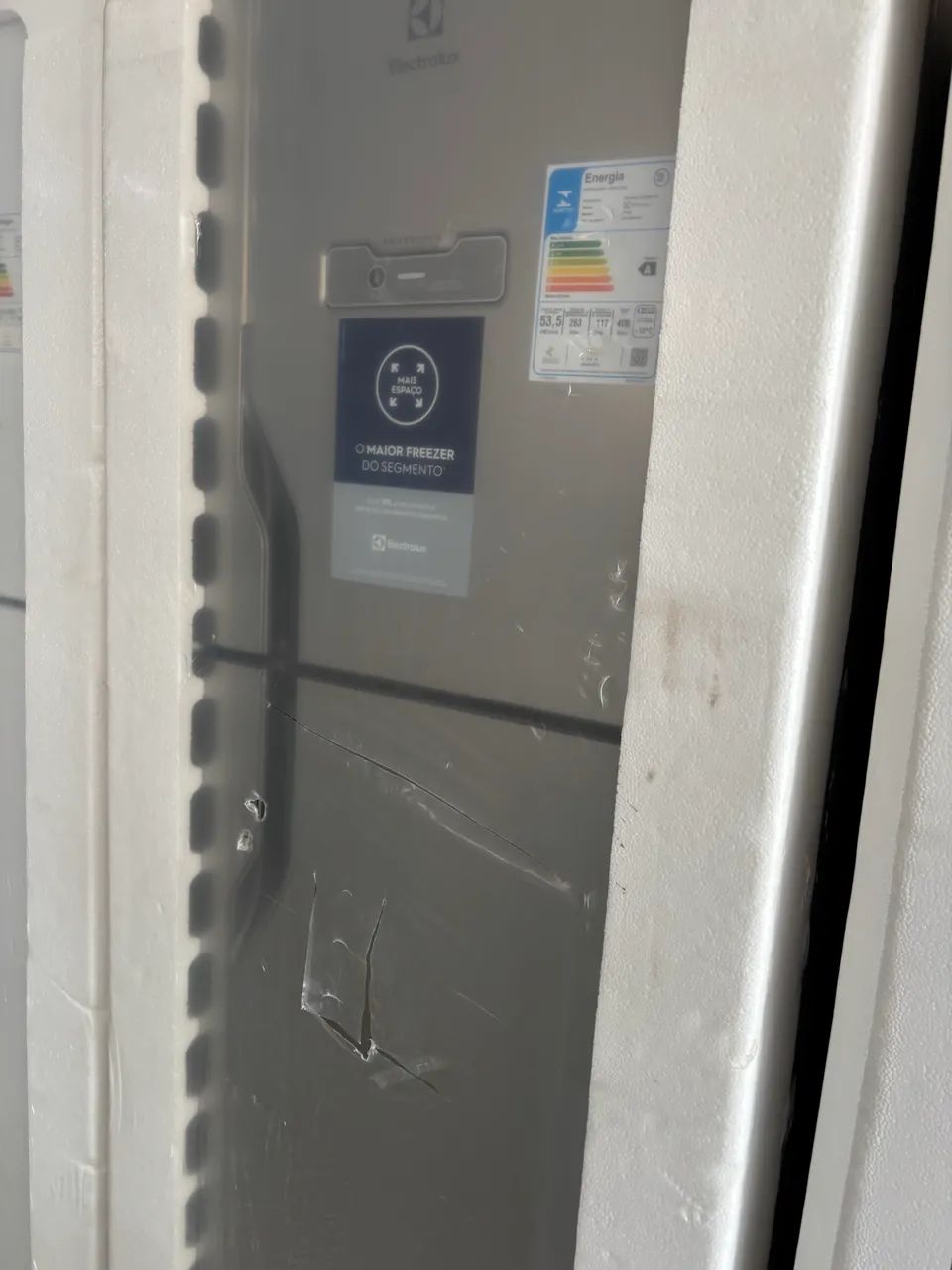 Geladeira Electrolux de 400L duplex nova na caixa 