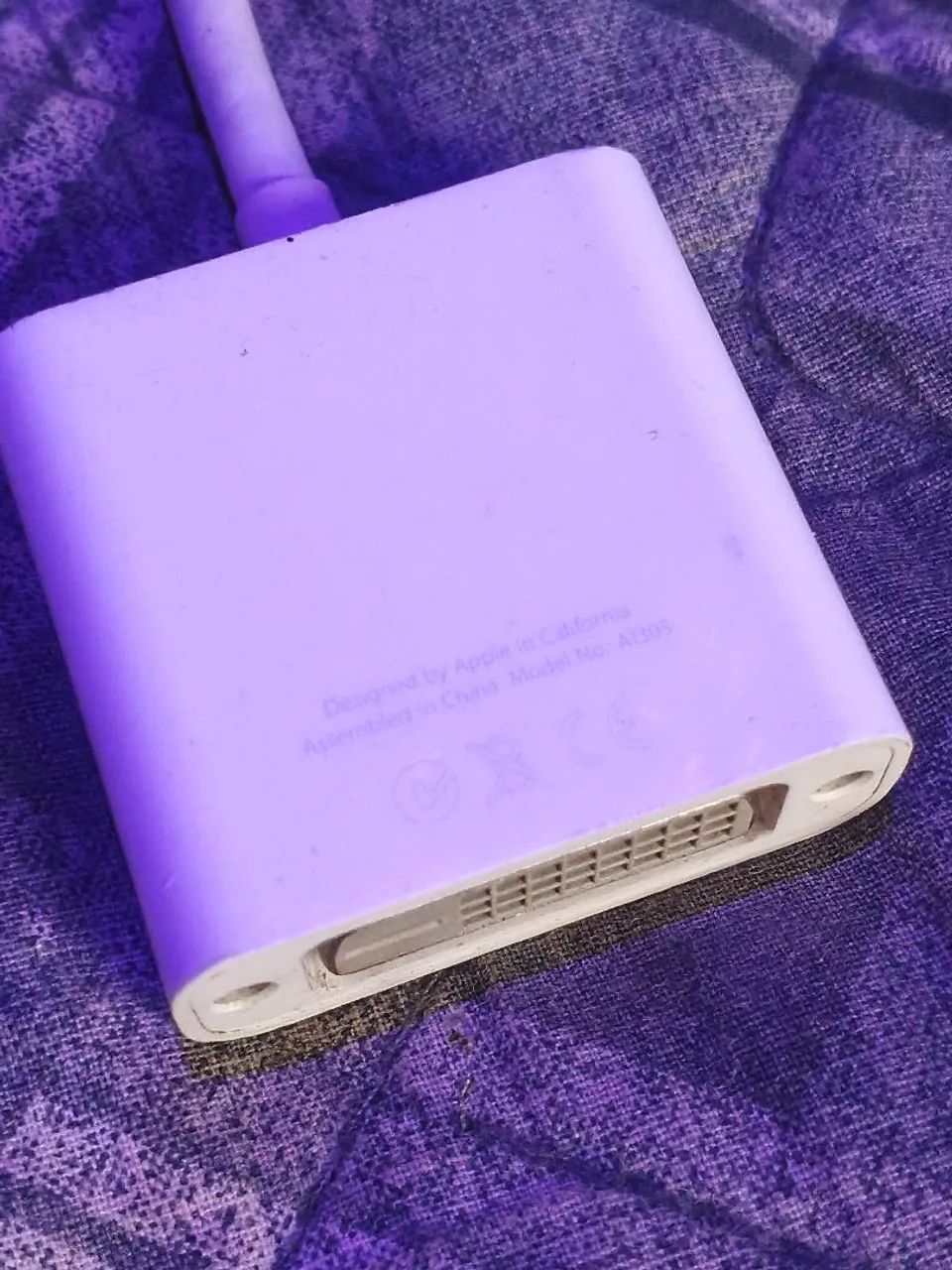 Cabo adaptador Mini Display Port para DVI Apple Original MacBook - Foto 2
