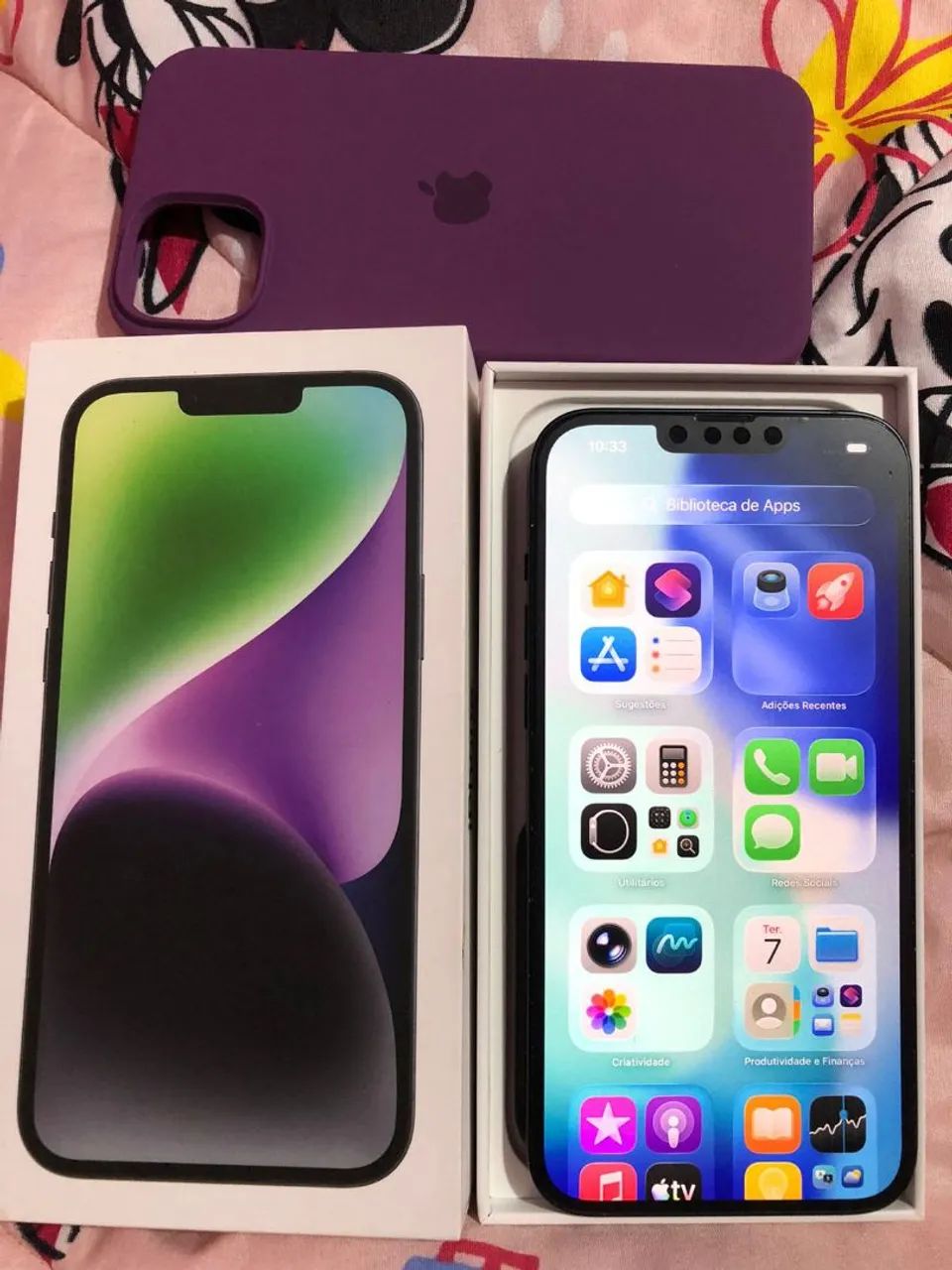 iPhone 14 Plus 256Gb Com a caixa  Faço entrega