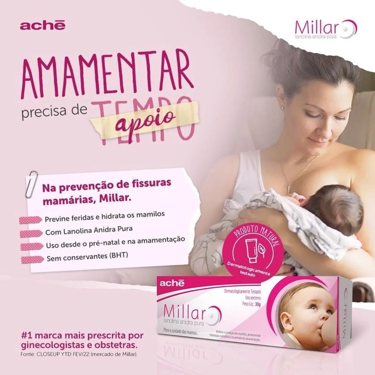 Pomada Millar - Para amamentação  - Foto 2