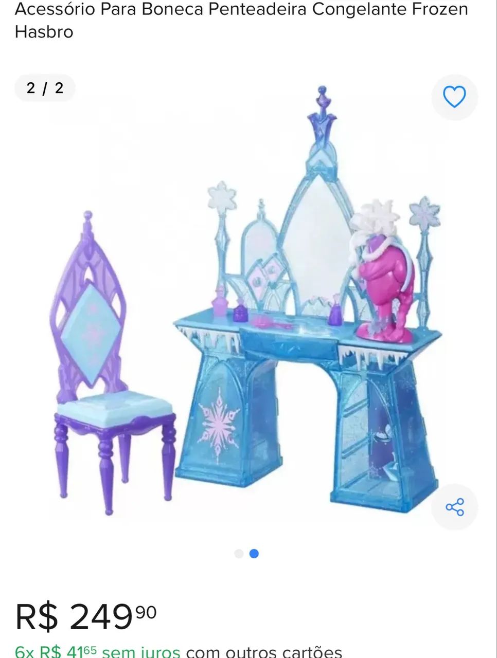 Cama e penteadeira da Forzen originais!  - Foto 4