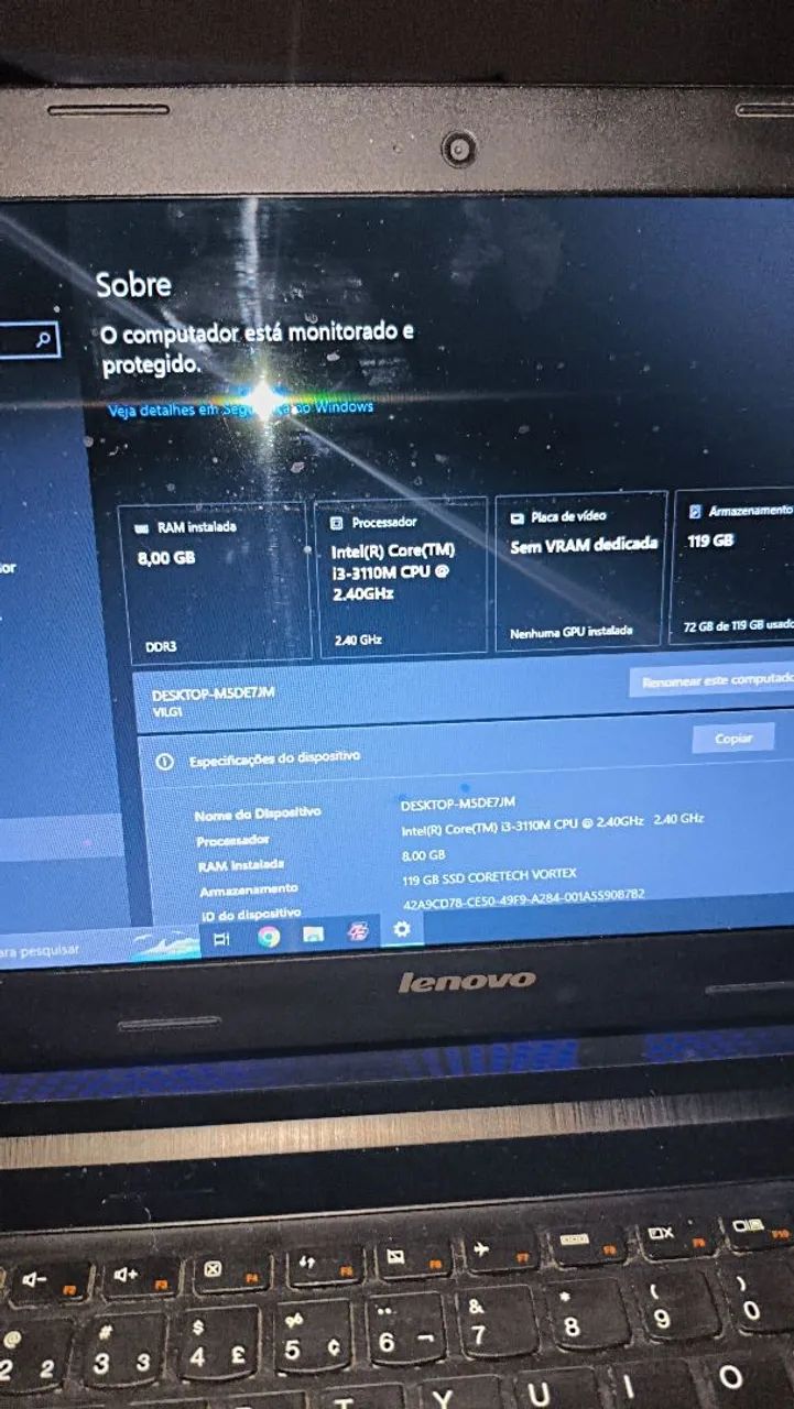 Notebook Lenovo