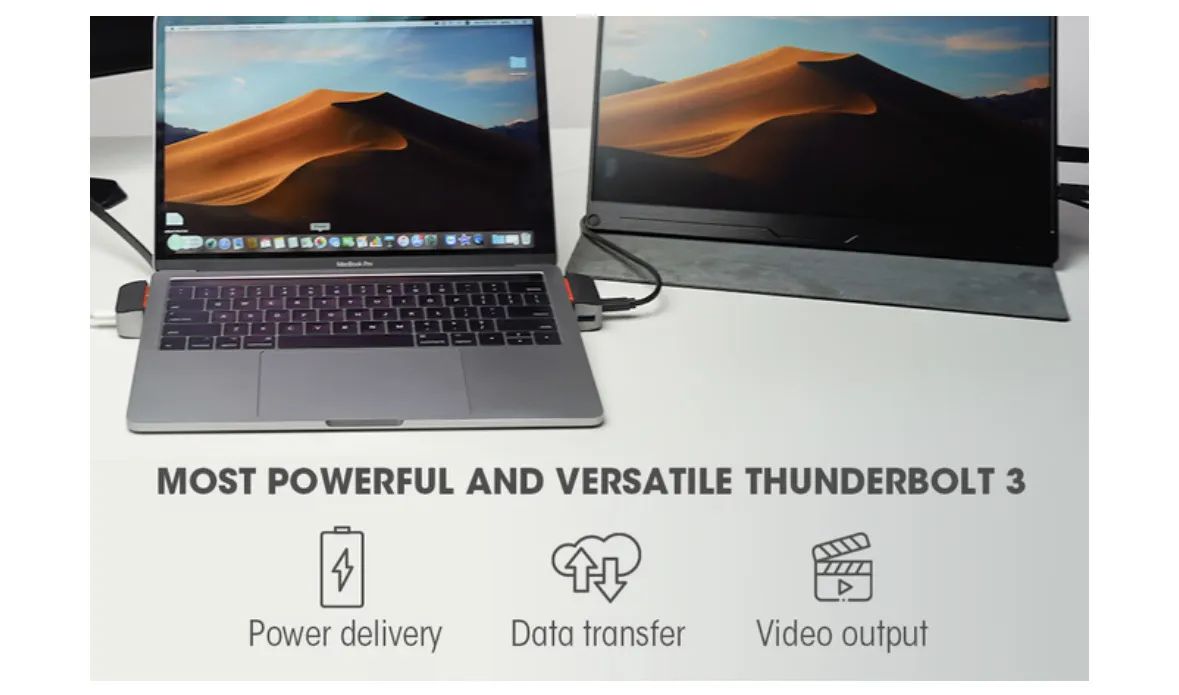 Hub USB-C Portátil JoyDuo - Stand para MacBook Pro - Foto 5