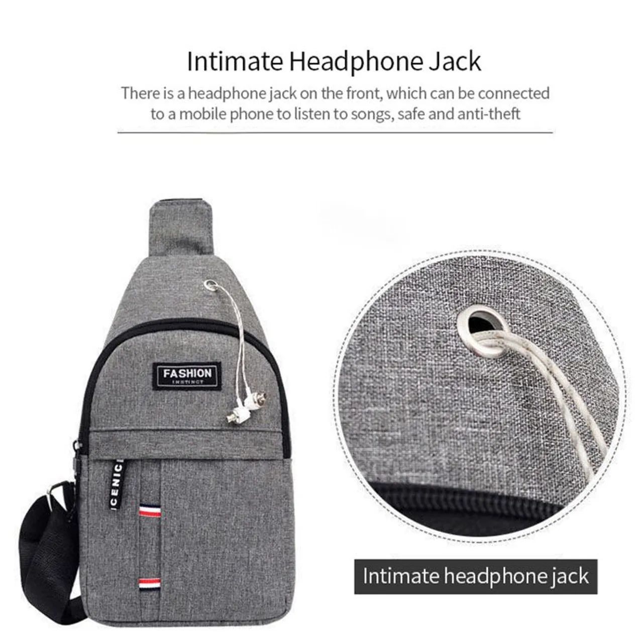 Pochete masculina à prova d'água - Foto 4