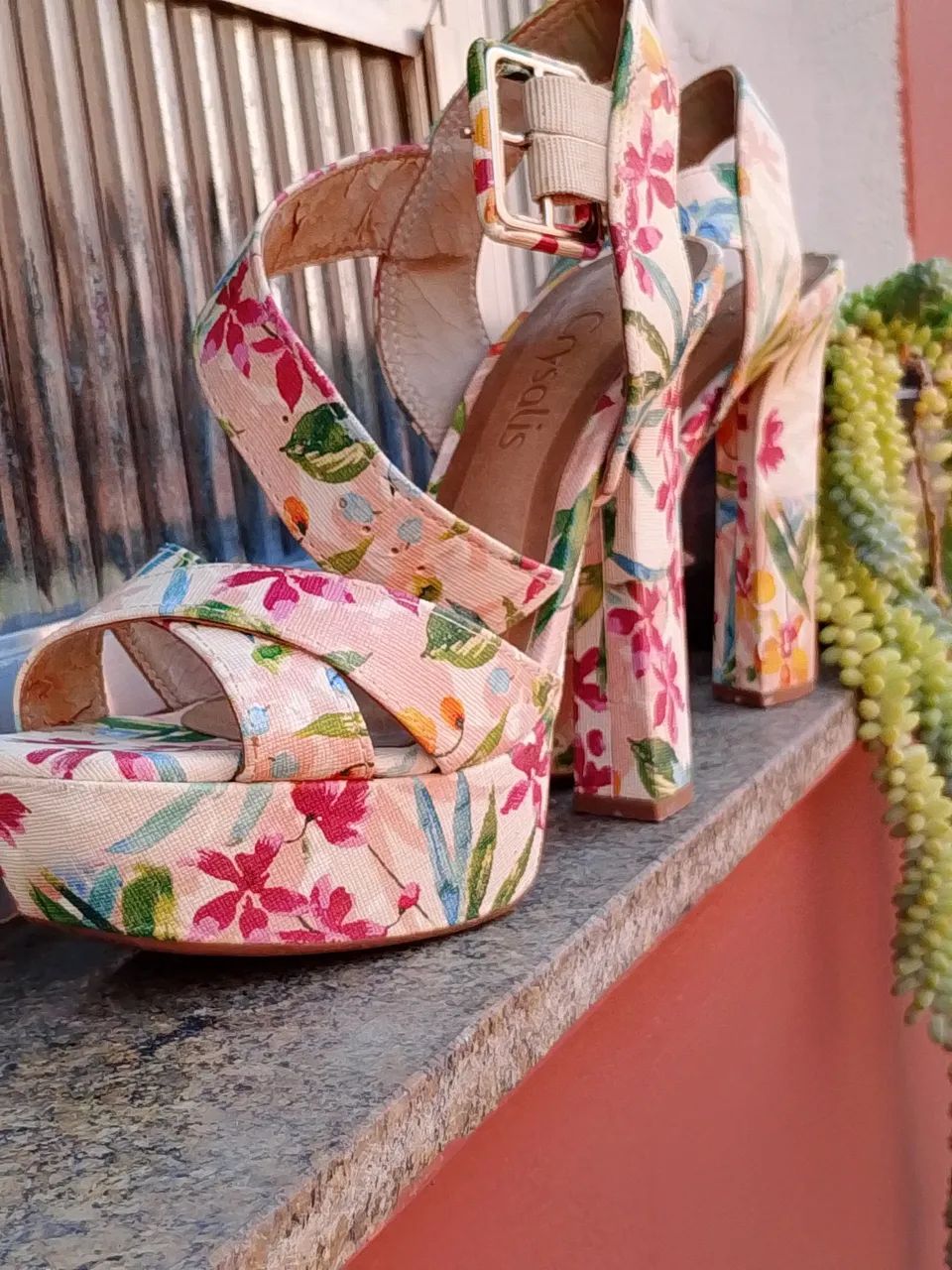 Sandália Floral