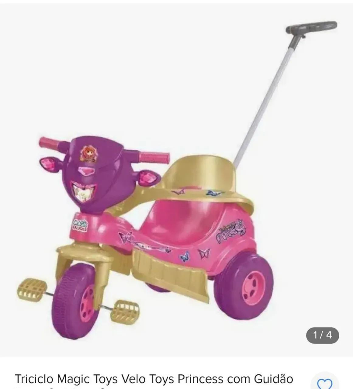 Triciclo velo toys Magic toys princesa rosa 