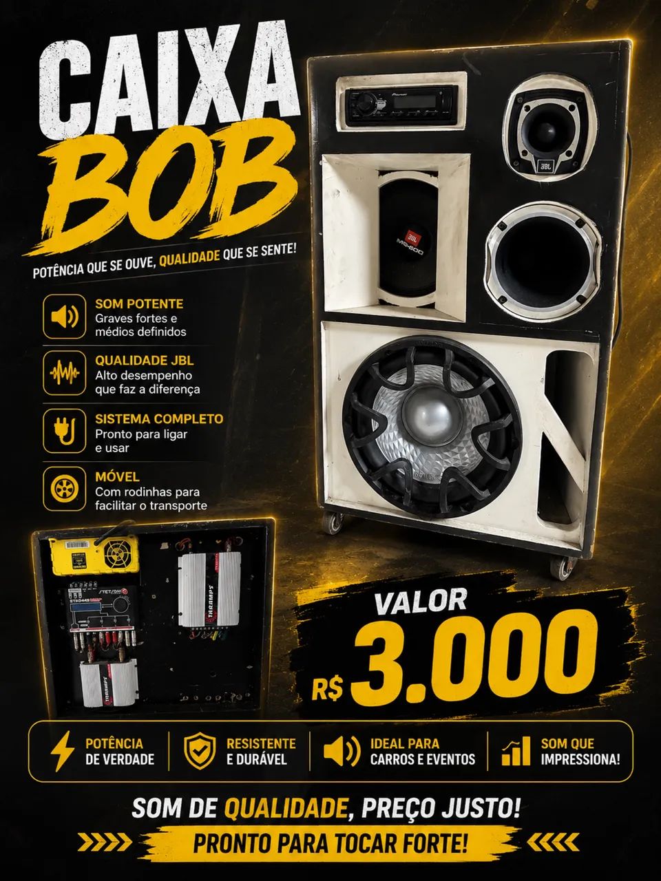 CAIXA DE SOM BOB  - Foto 2