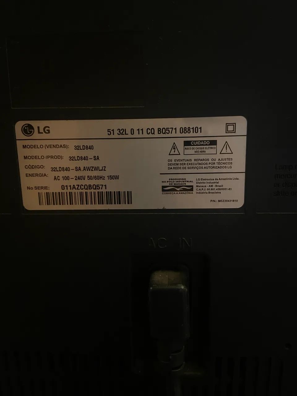 TV LG 32 polegadas  - Foto 3