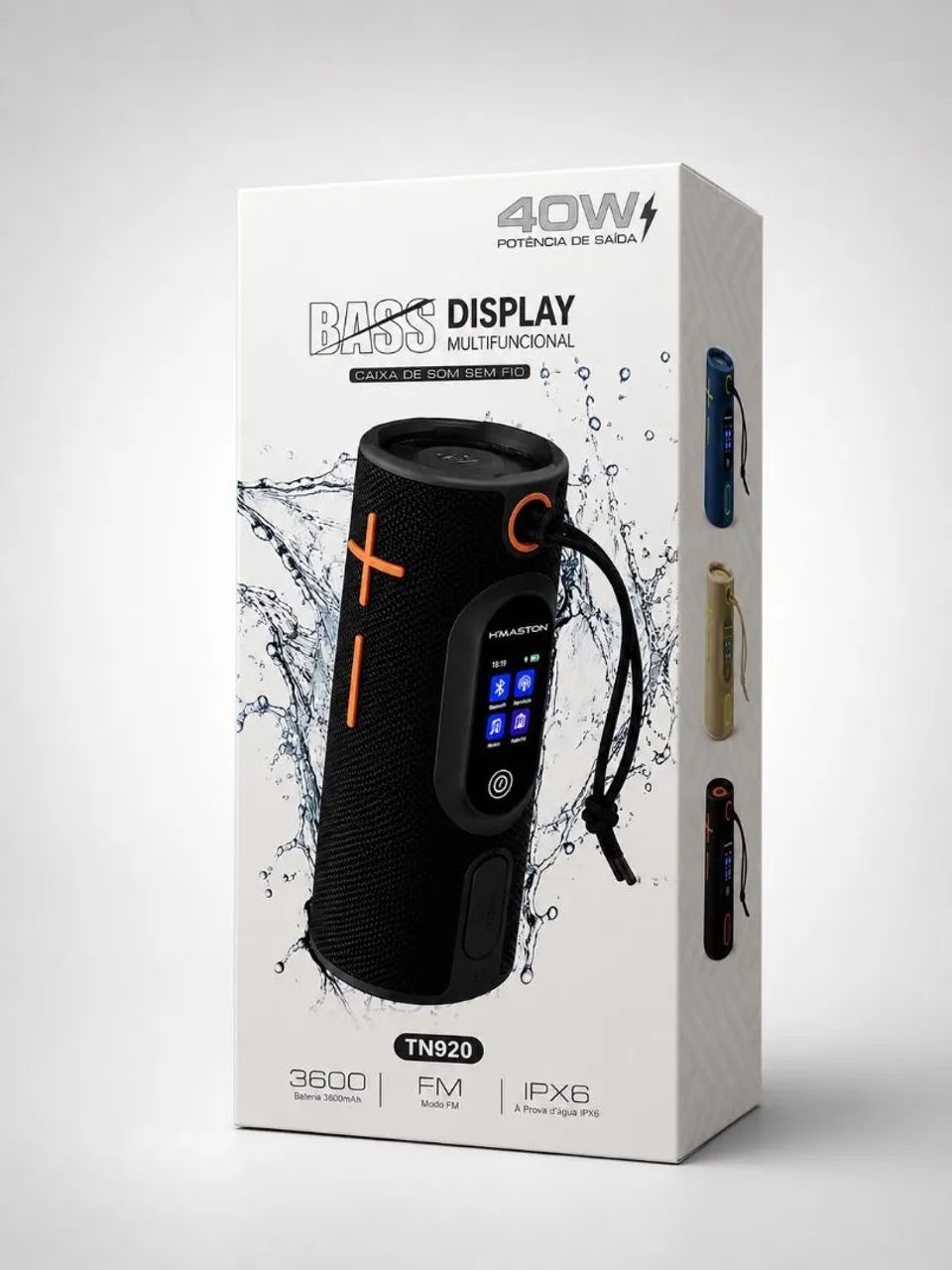 Caixa de Som Bluetooth H?Maston TN920 40W Display IPX6 - Foto 2