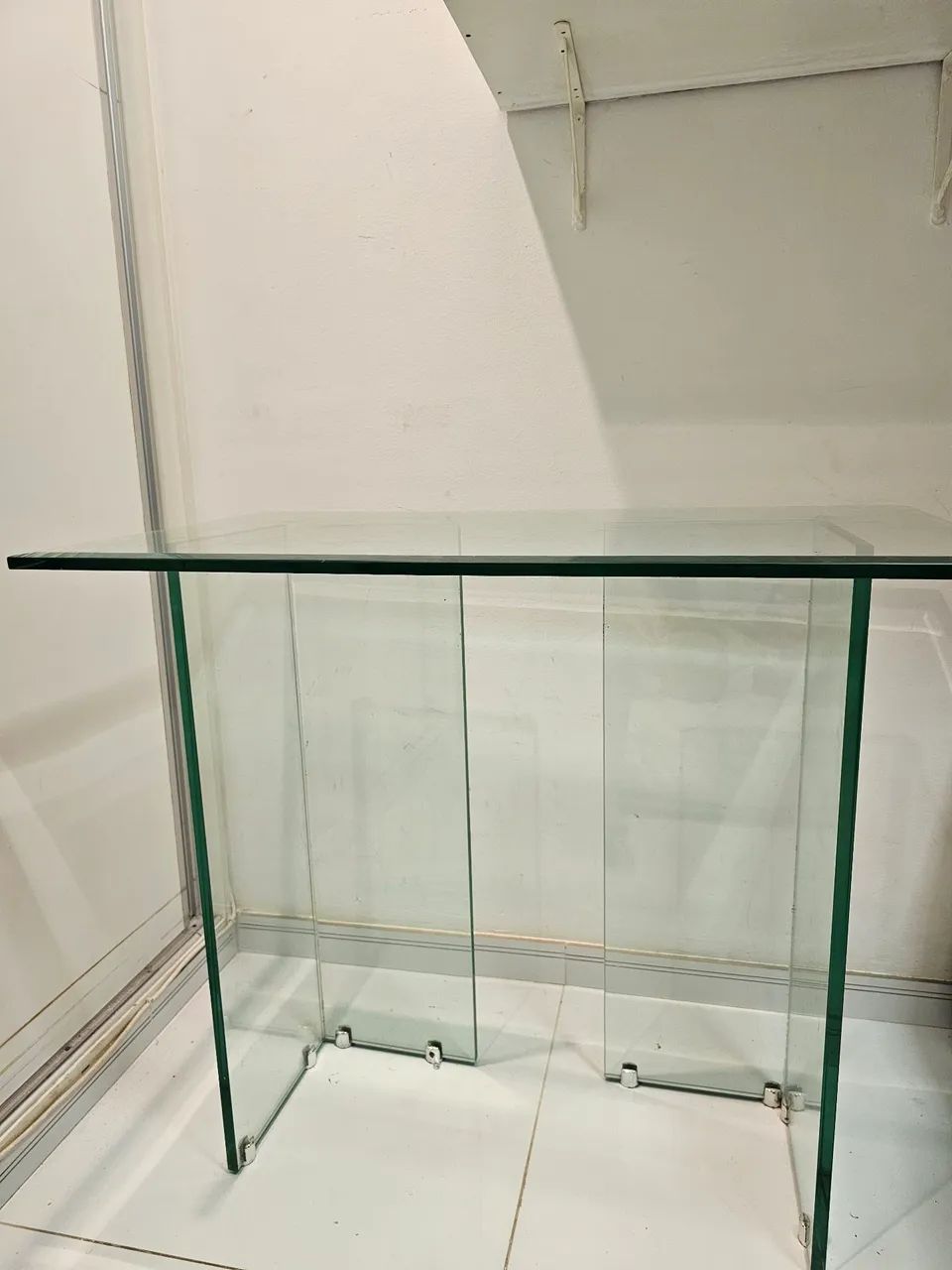 Mesa de vidro escritório 