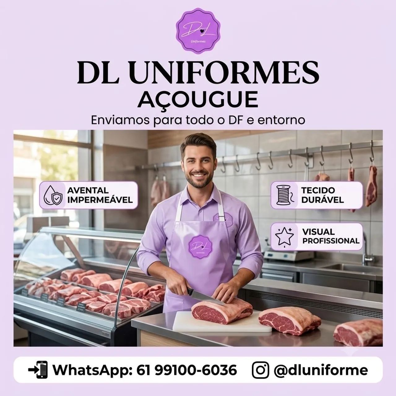 Uniformes Supermercados - Padarias e Açougue | Personalizado  - Foto 2