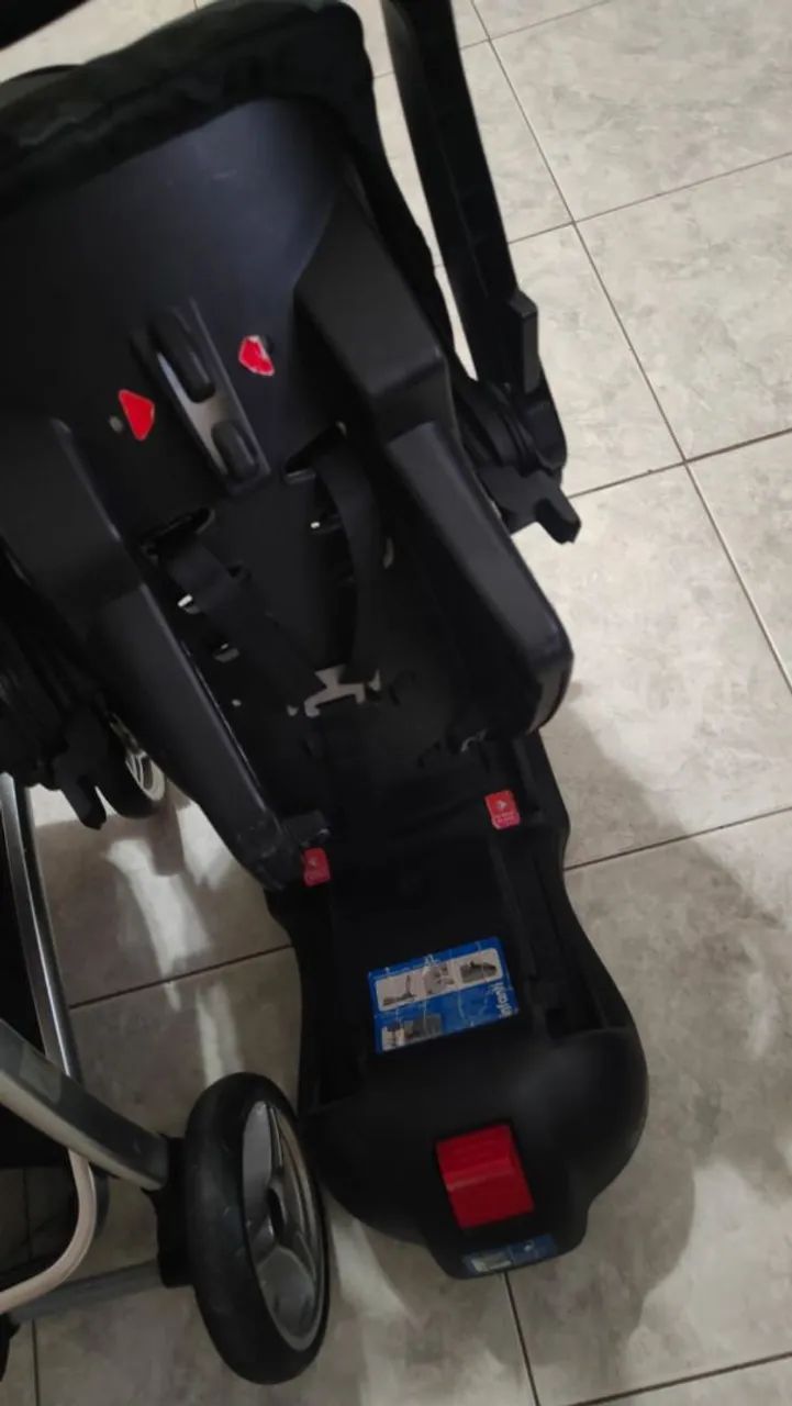 Carrinho Moises com bebê conforto com isofix - Foto 5