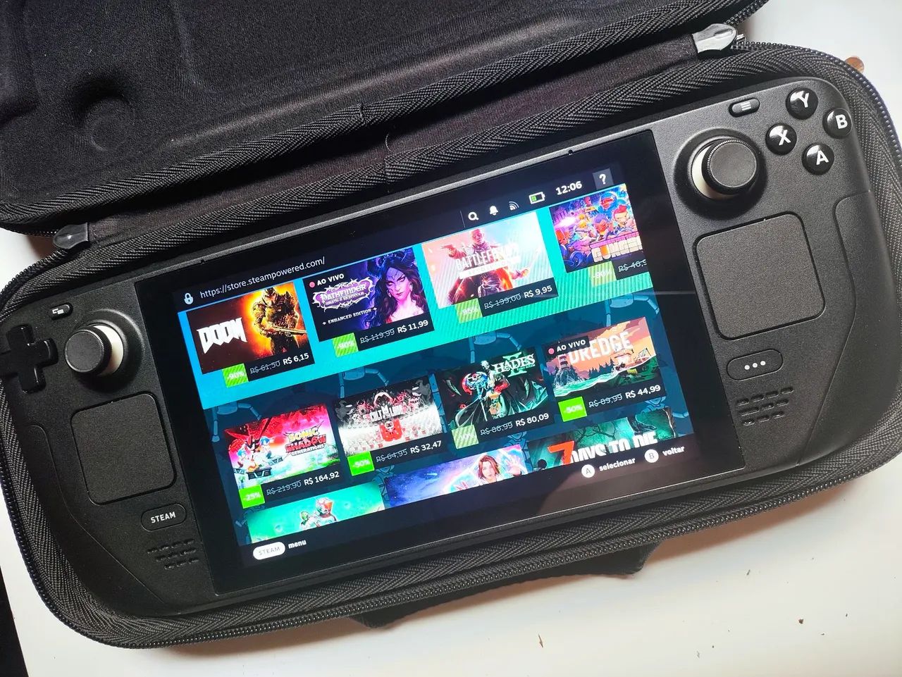 Steam Deck LCD 512GB - Jogos de Vídeo Game - Jardim Presidente